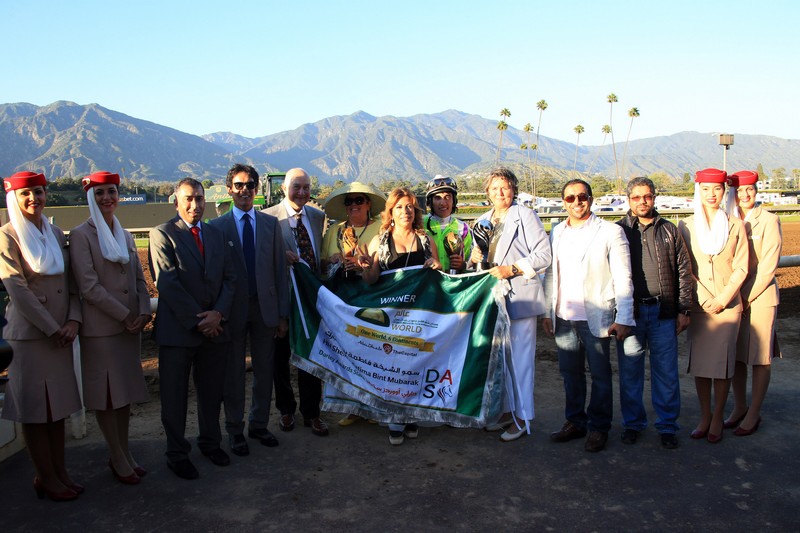 Racing day at Santa Anita Park